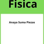 Solucionario Fisica 2 Bachillerato Anaya Suma Piezas PDF
