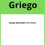 Solucionario Griego 2 Bachillerato Anaya Aprender es Crecer PDF