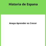 Solucionario Historia de Espana 2 Bachillerato Anaya Aprender es Crecer PDF