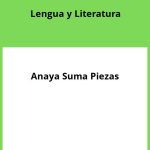Solucionario Lengua y Literatura 2 Bachillerato Anaya Suma Piezas PDF