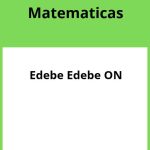 Solucionario Matematicas 2 Bachillerato Edebe Edebe ON PDF