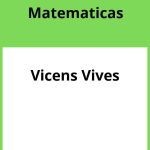 Solucionario Matematicas 2 Bachillerato Vicens Vives PDF