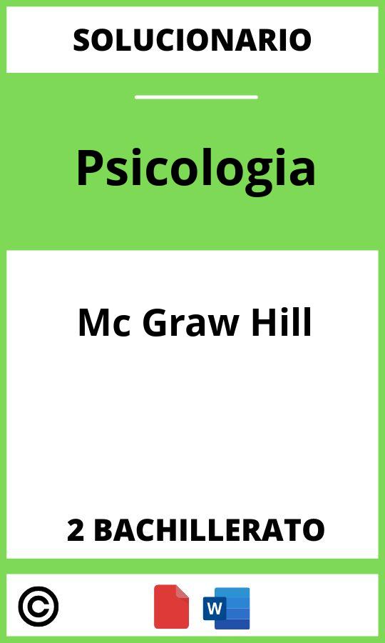 Solucionario Psicologia 2 Bachillerato Mc Graw Hill